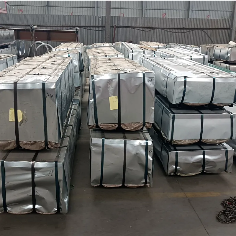 Steel secured inside shipping container